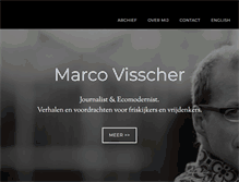 Tablet Screenshot of marcovisscher.nl